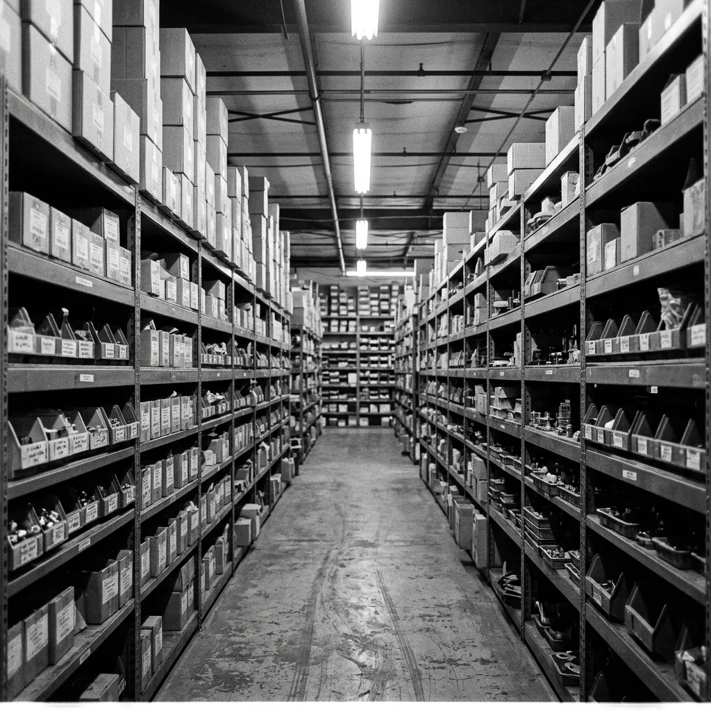Aviation parts shelving